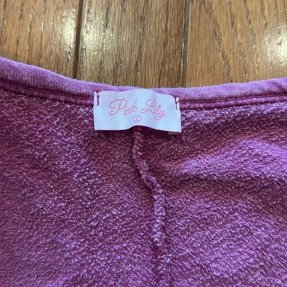 Pink Lily x Krista Horton Top Knot Mama Pink Pullover - Picture 3 of 4